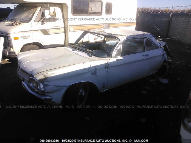 40927W223071 - 1964 CHEVROLET CORVAIR WHITE photo 2