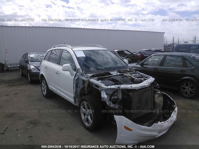 3GNAL3EK5ES655754 - 2014 CHEVROLET CAPTIVA LT WHITE photo 1