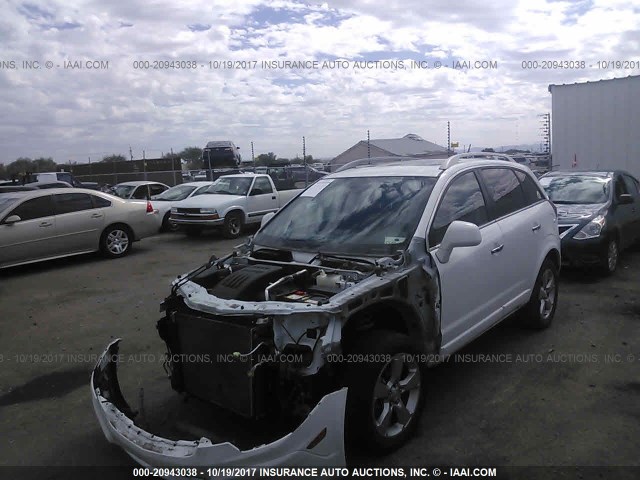 3GNAL3EK5ES655754 - 2014 CHEVROLET CAPTIVA LT WHITE photo 2