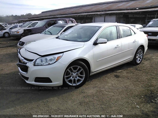 1G11C5SL8EF215039 - 2014 CHEVROLET MALIBU 1LT WHITE photo 2