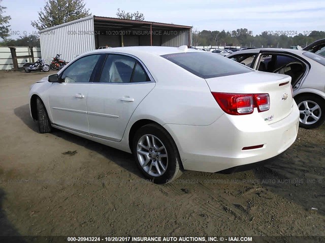1G11C5SL8EF215039 - 2014 CHEVROLET MALIBU 1LT WHITE photo 3
