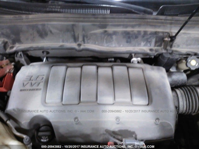 5GAEV23D09J100013 - 2009 BUICK ENCLAVE CXL GRAY photo 10