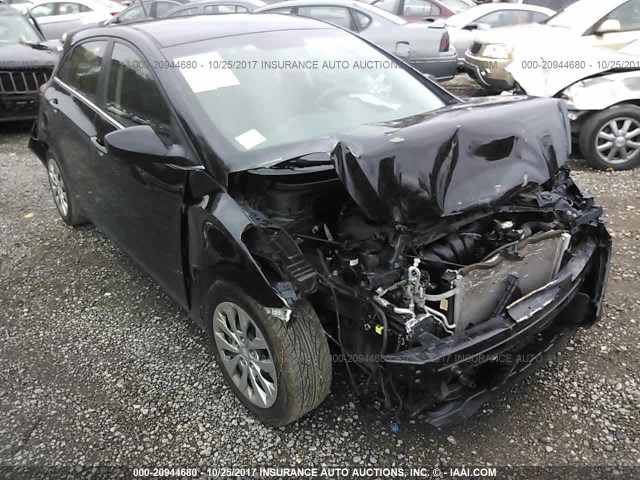 KMHD35LH2GU267632 - 2016 HYUNDAI ELANTRA GT BLACK photo 1