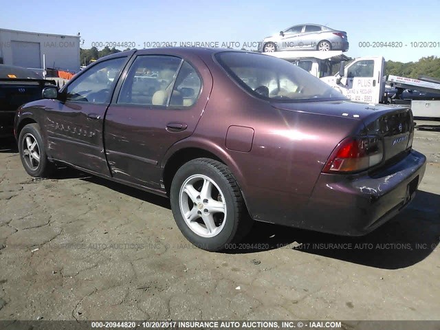 JN1CA21A2WM805158 - 1998 NISSAN MAXIMA GLE/GXE/SE BURGUNDY photo 3