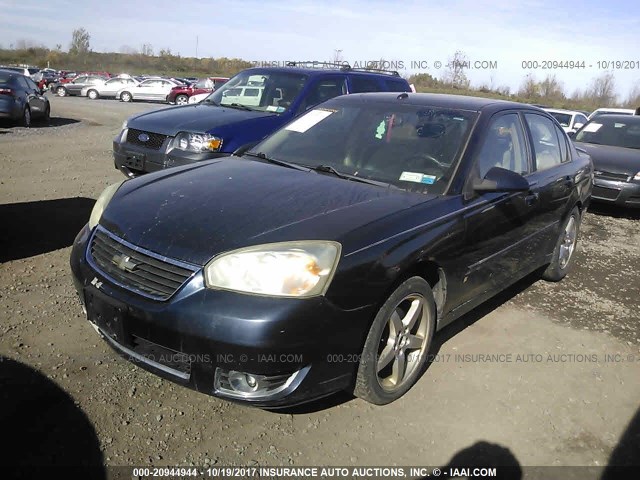 1G1ZU538X6F182881 - 2006 CHEVROLET MALIBU LTZ 蓝色 照片 2