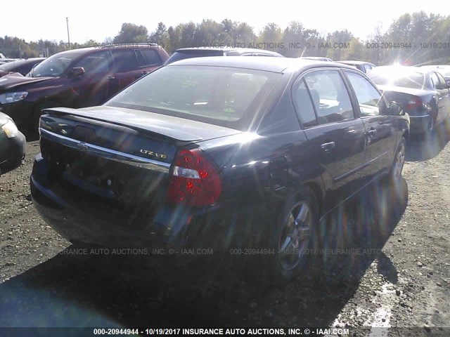 1G1ZU538X6F182881 - 2006 CHEVROLET MALIBU LTZ 蓝色 照片 4