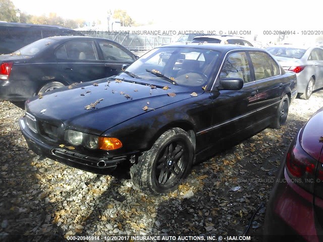 WBAGH8344YDP17295 - 2000 BMW 740 IL BLACK photo 2