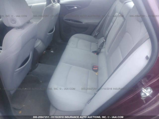 1G1ZB5ST7GF204526 - 2016 CHEVROLET MALIBU LS MAROON photo 8