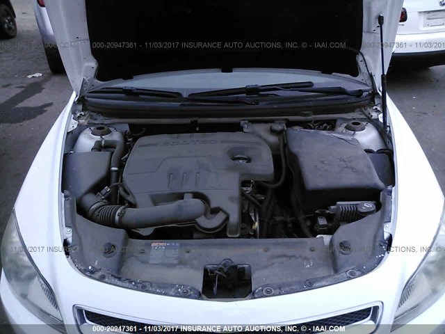 1G1ZC5EB1AF258167 - 2010 CHEVROLET MALIBU 1LT 白色 照片 10