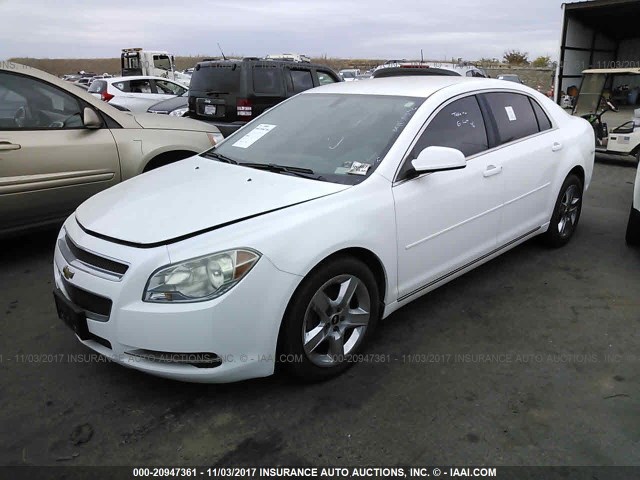 1G1ZC5EB1AF258167 - 2010 CHEVROLET MALIBU 1LT 白色 照片 2