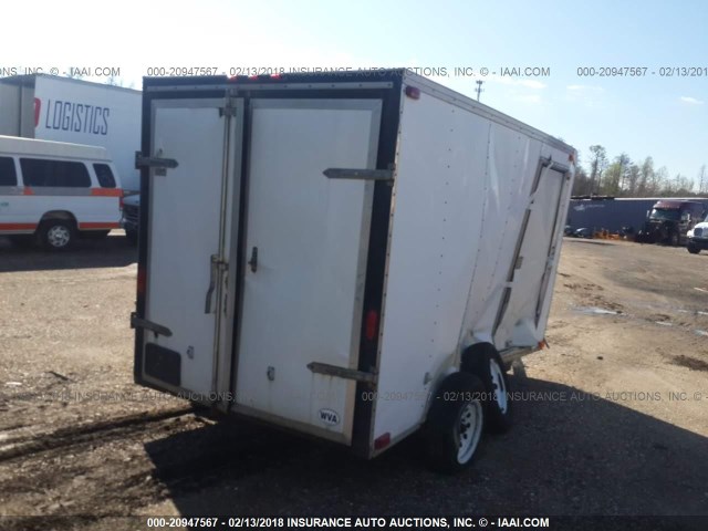 00000000801591150 - 2007 CARRY ON TRAILER  WHITE photo 4