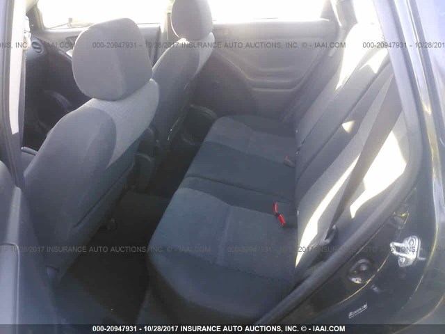 2T1KR32E85C321869 - 2005 TOYOTA COROLLA MATRIX XR BLACK photo 8