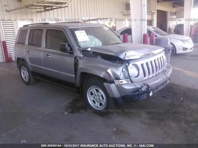 1C4NJPBA9ED870363 - 2014 JEEP PATRIOT SPORT SILVER photo 1