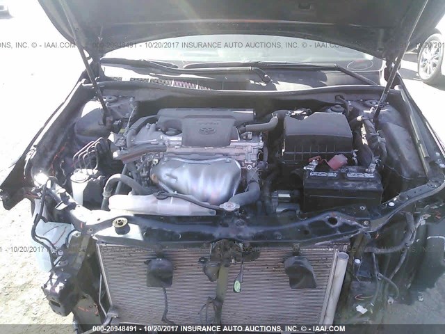 4T1BF1FK8HU733242 - 2017 TOYOTA CAMRY LE/XLE/SE/XSE BLACK photo 10
