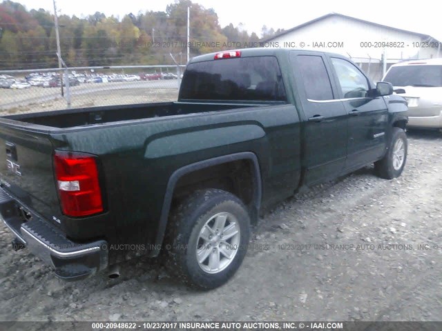 1GTV2UEC0FZ370573 - 2015 GMC SIERRA K1500 SLE GREEN photo 4