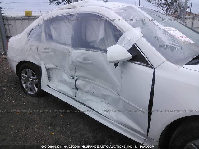 2G1WB5E31E1147159 - 2014 CHEVROLET IMPALA LIMITED LT WHITE photo 6