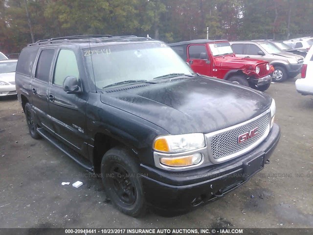 1GKFK66U64J245505 - 2004 GMC YUKON XL DENALI BLACK photo 1