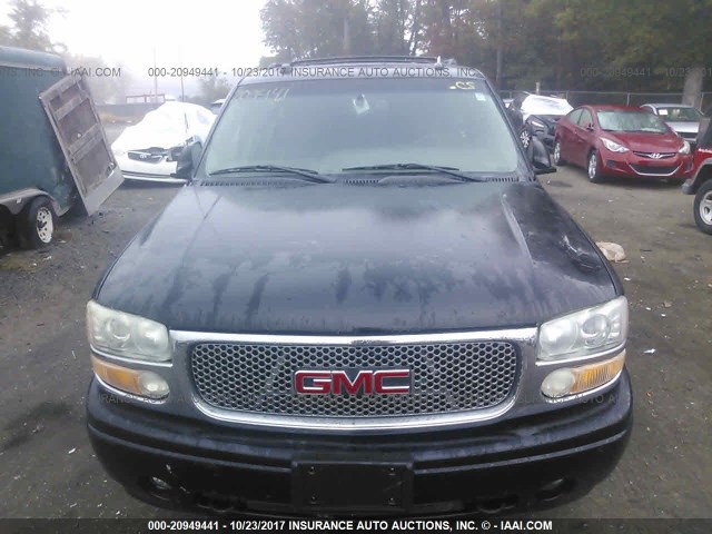 1GKFK66U64J245505 - 2004 GMC YUKON XL DENALI BLACK photo 6