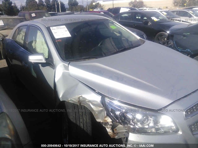 1G11C5SA4DF238167 - 2013 CHEVROLET MALIBU 1LT SILVER photo 1