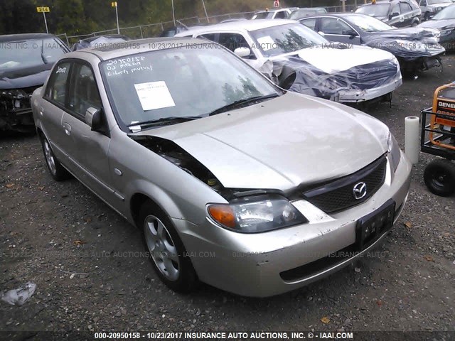 JM1BJ225520638693 - 2002 MAZDA PROTEGE DX/LX/ES Champagne photo 1