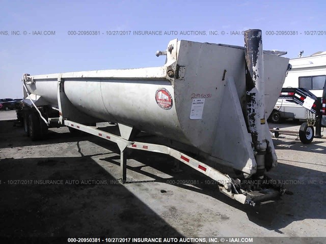 1C93436223S770022 - 2003 CONSTRUCTION TRAILER SPEC END DUMP  WHITE photo 1