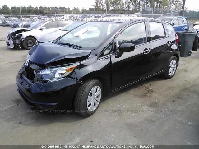 3N1CE2CP3HL353806 - 2017 NISSAN VERSA NOTE S/S PLUS/SV/SL/SR BLACK photo 2