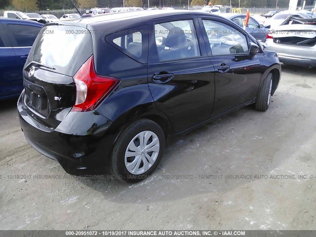 3N1CE2CP3HL353806 - 2017 NISSAN VERSA NOTE S/S PLUS/SV/SL/SR BLACK photo 4