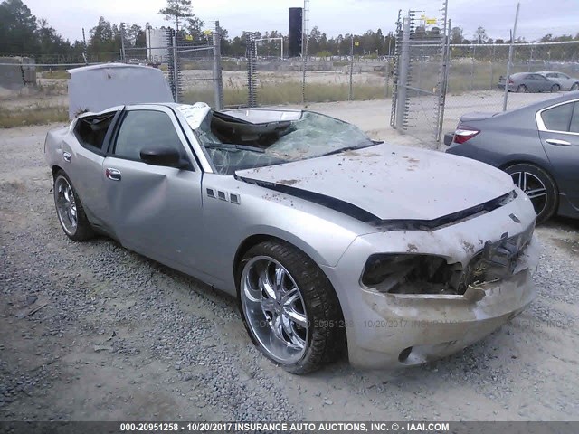 2B3KA43R67H750632 - 2007 DODGE CHARGER SE/SXT SILVER photo 1