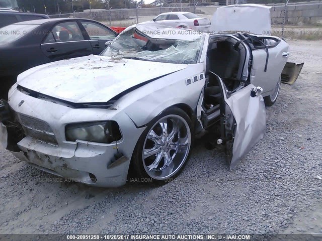 2B3KA43R67H750632 - 2007 DODGE CHARGER SE/SXT SILVER photo 2