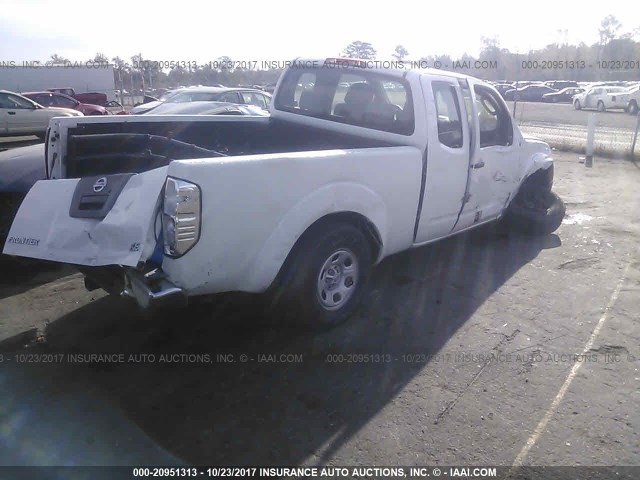 1N6BD06T18C435714 - 2008 NISSAN FRONTIER KING CAB XE/KING CAB SE WHITE photo 4