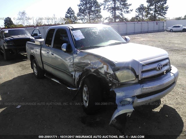 5TBRT34103S347583 - 2003 TOYOTA TUNDRA ACCESS CAB SR5 SILVER photo 1