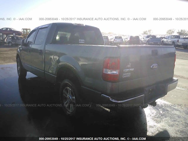 1FTPW14V28FB68613 - 2008 FORD F150 SUPERCREW GRAY photo 3