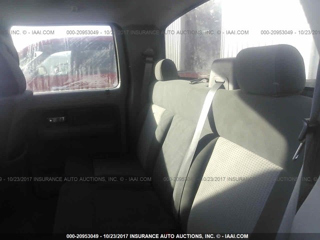 1FTPW14V28FB68613 - 2008 FORD F150 SUPERCREW GRAY photo 8