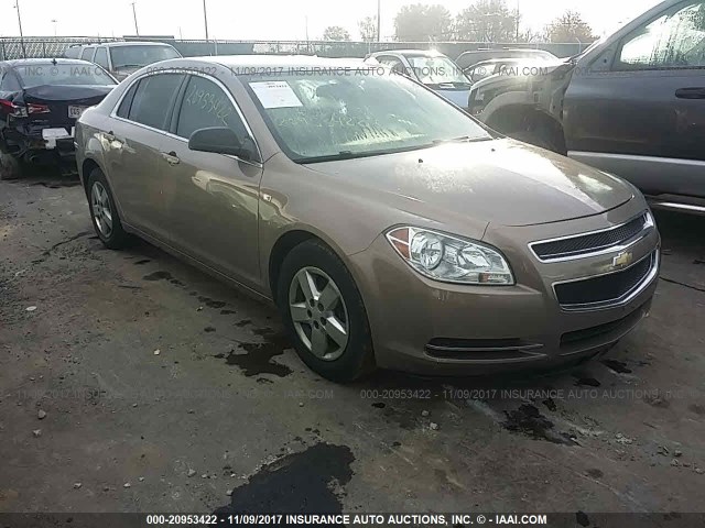 1G1ZG57B38F247151 - 2008 CHEVROLET MALIBU LS ყავისფერი ფოტო 1
