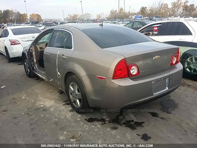 1G1ZG57B38F247151 - 2008 CHEVROLET MALIBU LS ყავისფერი ფოტო 3