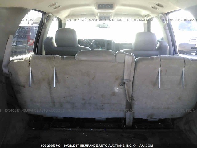 1GNEC13T85R121135 - 2005 CHEVROLET TAHOE C1500 WHITE photo 8