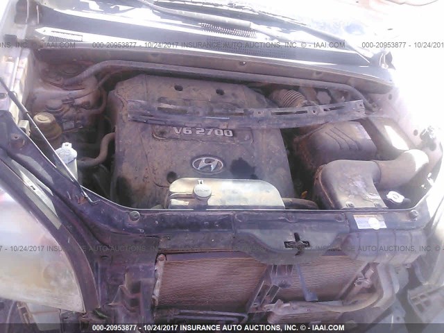 KM8JN12D27U544011 - 2007 HYUNDAI TUCSON SE/LIMITED WHITE photo 10