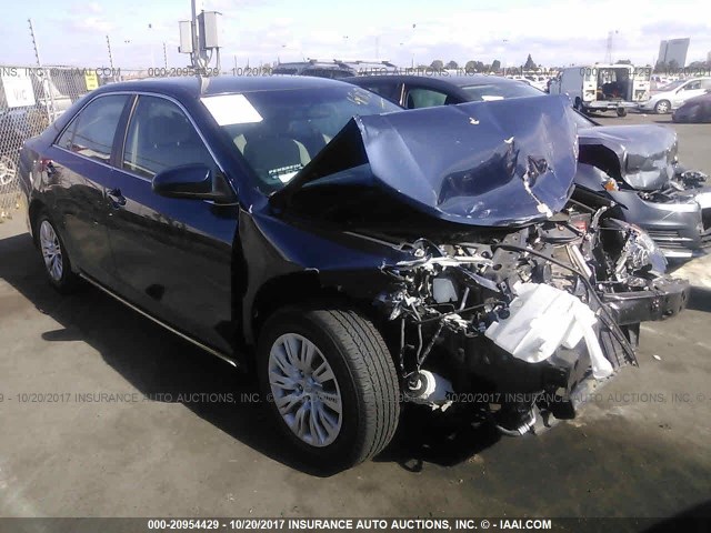 4T4BF1FK2ER379512 - 2014 TOYOTA CAMRY L/SE/LE/XLE BLUE photo 1