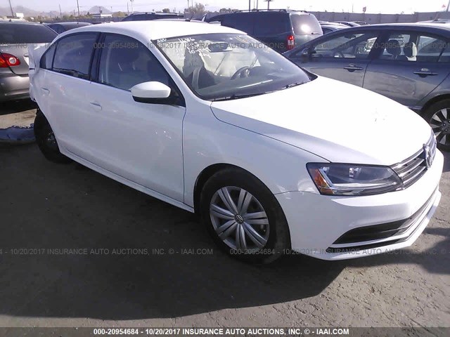 3VW2B7AJ7HM302099 - 2017 VOLKSWAGEN JETTA S 白色 照片 1