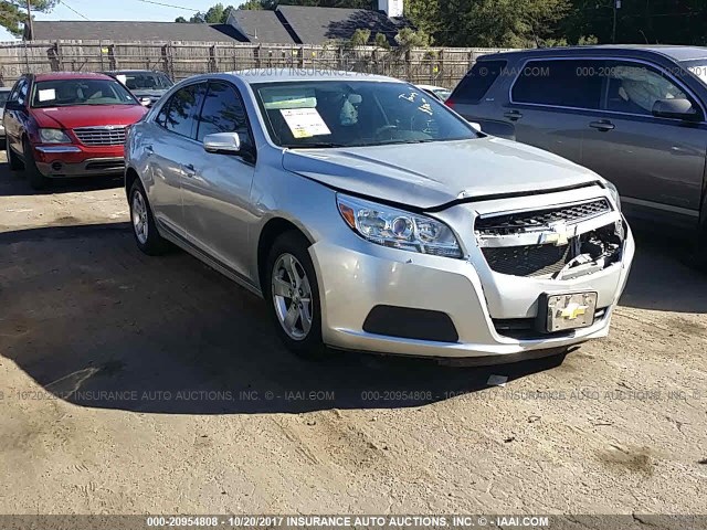 1G11C5SA2DF200629 - 2013 CHEVROLET MALIBU 1LT SILVER photo 1