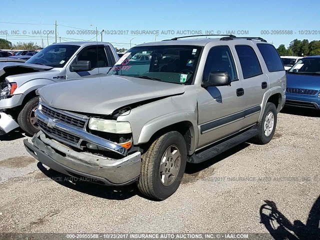 1GNEC13Z84R145938 - 2004 CHEVROLET TAHOE C1500 GRAY photo 2