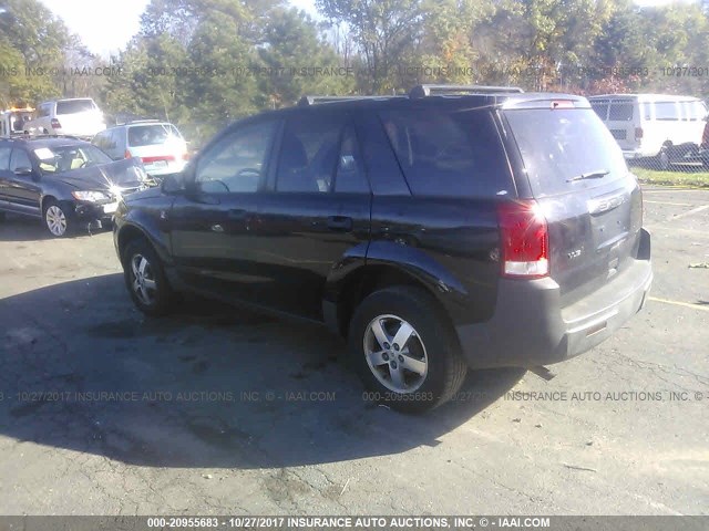 5GZCZ23D85S853947 - 2005 SATURN VUE BLACK photo 3