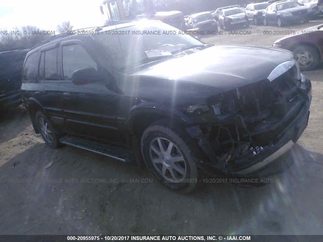 5GAET13P742177345 - 2004 BUICK RAINIER CXL BLACK photo 1