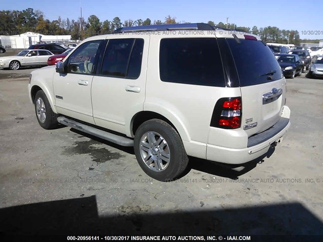 1FMEU65826UA87571 - 2006 FORD EXPLORER LIMITED Ақ фото 3