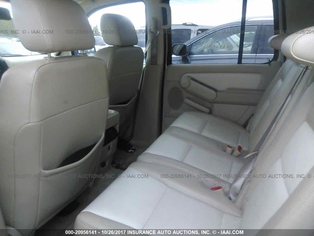 1FMEU65826UA87571 - 2006 FORD EXPLORER LIMITED WHITE photo 8