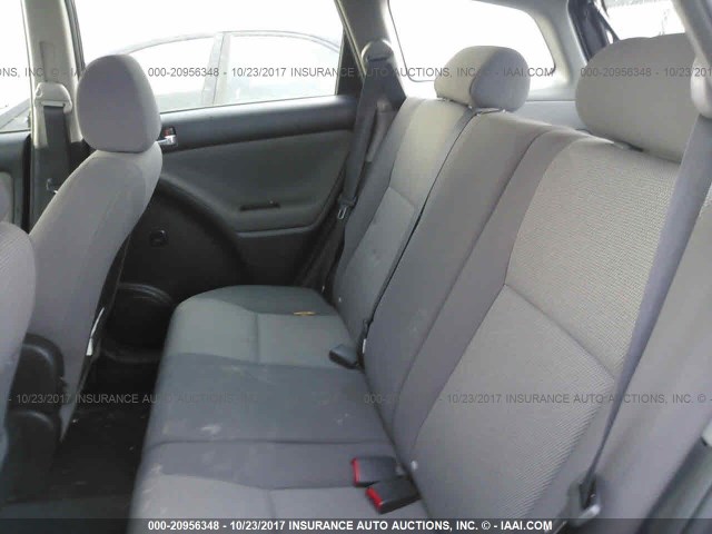 2T1KR32E98C708936 - 2008 TOYOTA COROLLA MATRIX XR BLACK photo 8