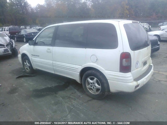 1GMDU06E9WD272553 - 1998 PONTIAC TRANS SPORT  WHITE photo 3