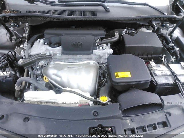 4T1BF1FK6EU348631 - 2014 TOYOTA CAMRY L/SE/LE/XLE GRAY photo 10