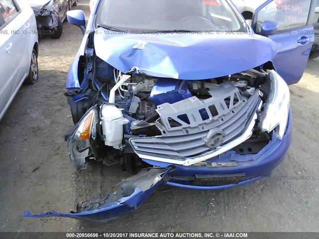 3N1CE2CP5FL361418 - 2015 NISSAN VERSA NOTE S/S PLUS/SV/SL/SR BLUE photo 6