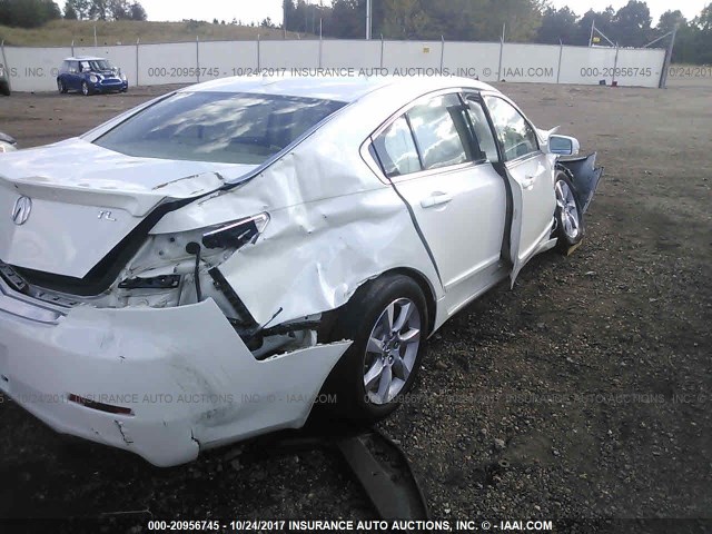 19UUA8F50EA004715 - 2014 ACURA TL TECH WHITE photo 6